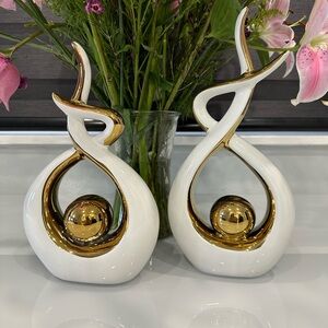 Modern Ceramic Home  Or Office Decoration : Abstract Art : Adorno Moderno